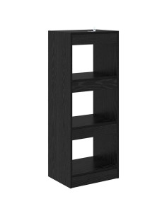 Armadio per Libri Rovere nero 40 x 30 x 103 cm