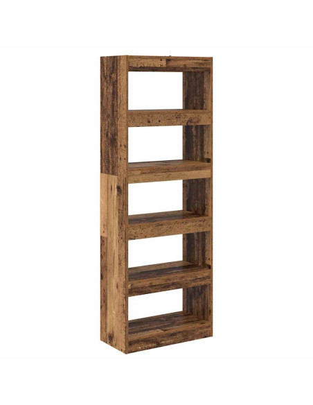 Armadio per Libri Legno vecchio 60 x 30 x 166 cm