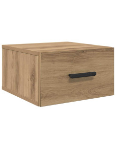 Armadio da Notte 2 pcs Rovere artigianale 35 x 35 x 20 cm