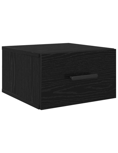 Armadio da Notte 2 pcs Rovere nero 35 x 35 x 20 cm