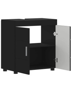 Set di Armadi da Bagno TULUM Nero 60 x 34 x 63 cm