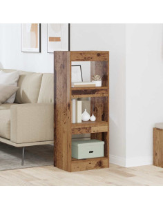 Armadio per Libri Legno vecchio 40 x 30 x 103 cm 2