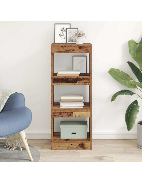 Armadio per Libri Legno vecchio 40 x 30 x 103 cm