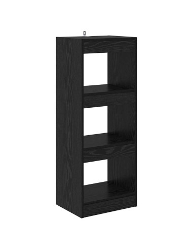 Armadio per Libri Rovere nero 40 x 30 x 103 cm