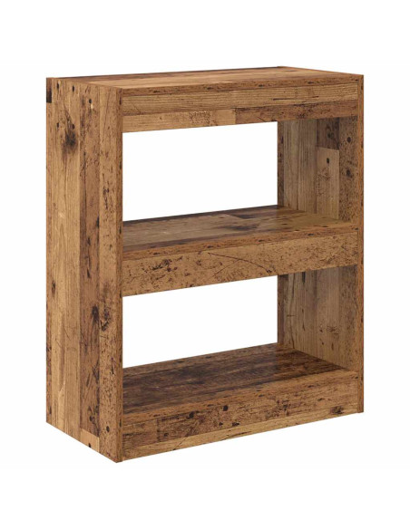 Armadio per Libri Legno vecchio 60 x 30 x 72 cm