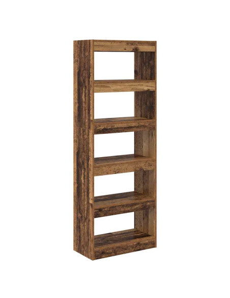 Armadio per Libri Legno vecchio 60 x 30 x 166 cm