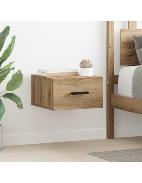 Armadio da Notte 2 pcs rovere artigianale 35 x 35 x 20 cm