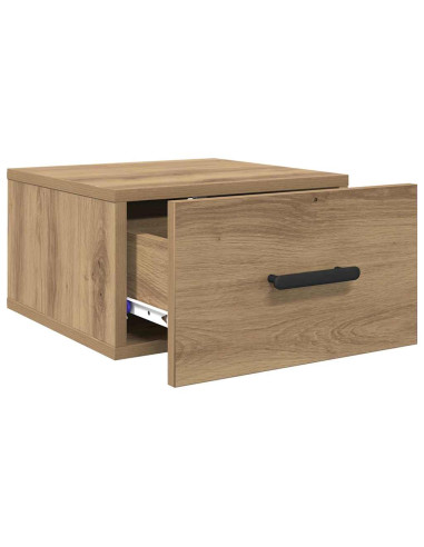 Armadio da Notte 2 pcs Rovere artigianale 35 x 35 x 20 cm