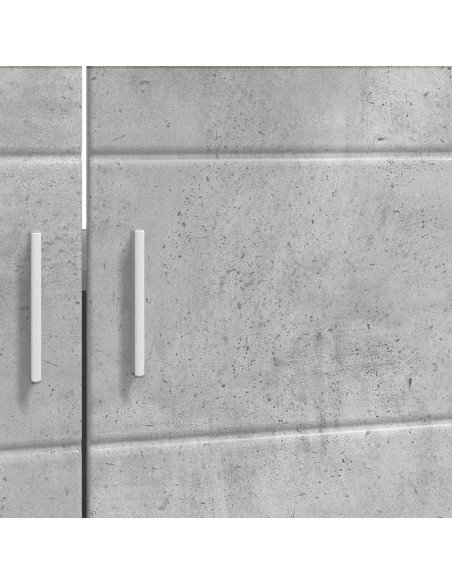 Mobile per lavabo da bagno Grigio cemento 60 x 34 x 63 cm