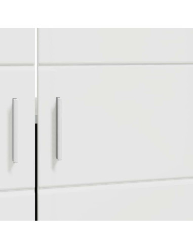 Set di Armadi da Bagno TULUM Bianco Lucido 60 x 34 x 63 cm