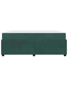Struttura del letto Verde Scuro 180 x 200 cm Tessuto 2