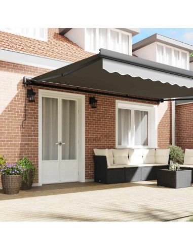 Tenda da Sole Antracite 4,5 × 3 m Metallo