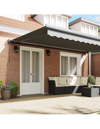 Tenda da Sole Antracite 4,5 × 3 m Metallo