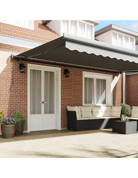 Tenda da Sole Antracite 4,5 × 3 m Metallo