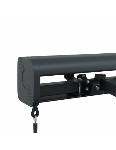 Tenda da Sole Antracite 5 x 3 m Metallo