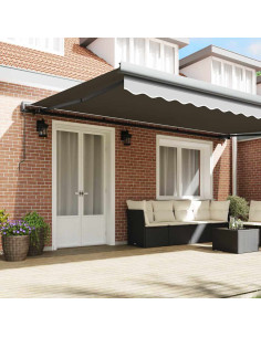 Struttura della tenda Antracite 500 × 300 cm Alluminio