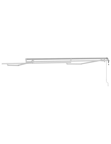 Struttura della tenda Bianco 350 x 250 cm Alluminio