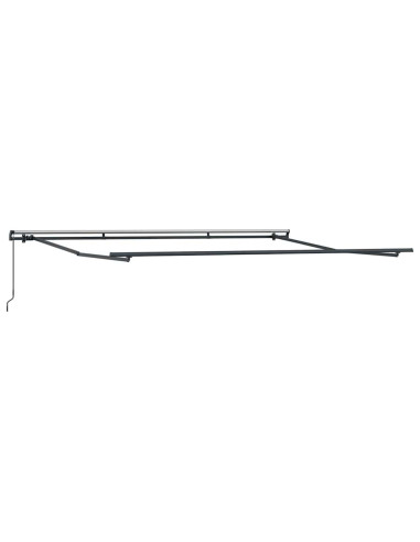 Tenda da Sole Manuale Antracite 5 x 3 m Metallo