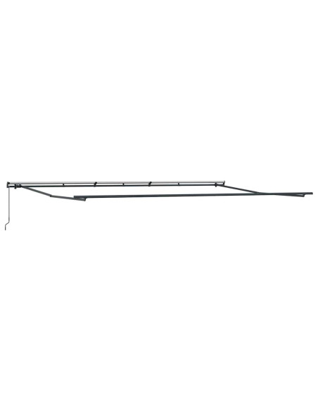 Tenda da Sole Manuale Antracite 6 x 3 m Metallo