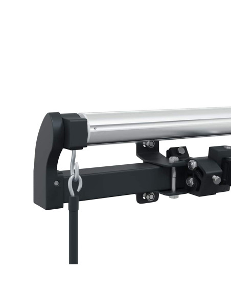 Tenda da Sole Manuale Antracite 4 × 3,5 m Metallo