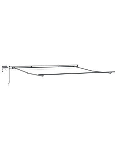 Struttura della tenda Antracite 400 × 350 cm Alluminio