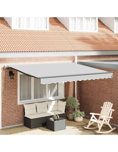 Tenda da Sole Manuale Antracite 3 x 2,5 m Metallo