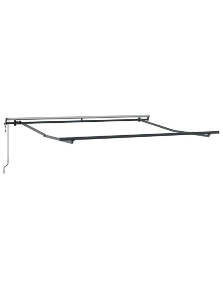Tenda da Sole Manuale Antracite 3 x 2,5 m Metallo