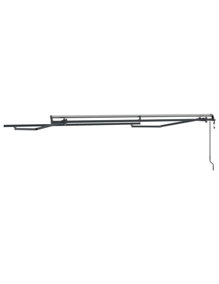 Tenda da Sole Manuale Antracite 3 x 2,5 m Metallo