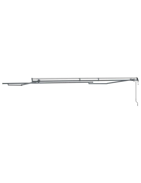 Struttura della tenda Antracite 400 × 300 cm Alluminio