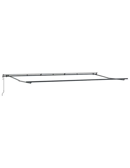 Tenda da Sole Manuale Antracite 6 x 3 m Metallo