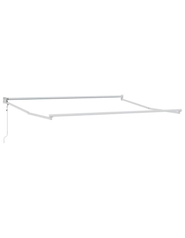 Tenda Retrattile Bianco 300 x 250 cm Alluminio