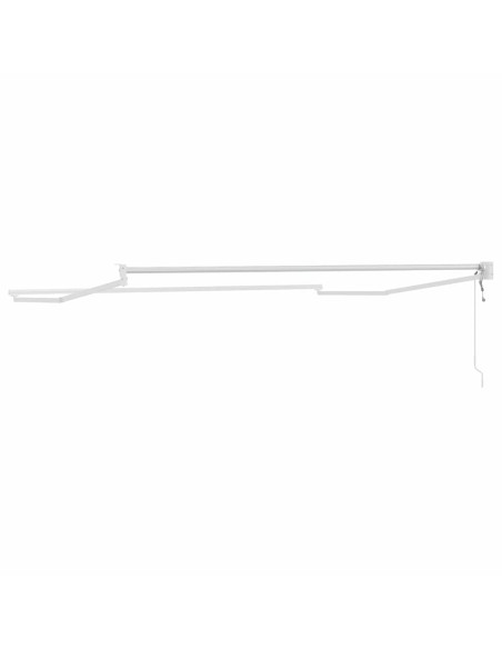 Tenda da Sole Bianco 3 x 2,5 m Metallo