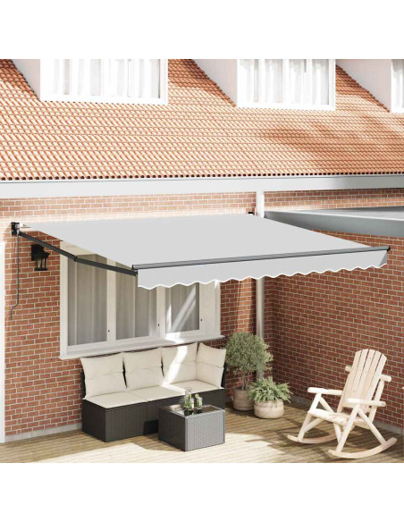 Tenda da Sole Antracite 3 x 2,5 m Metallo