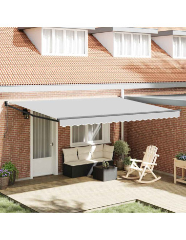 Tenda da Sole Antracite 5 x 3 m Metallo