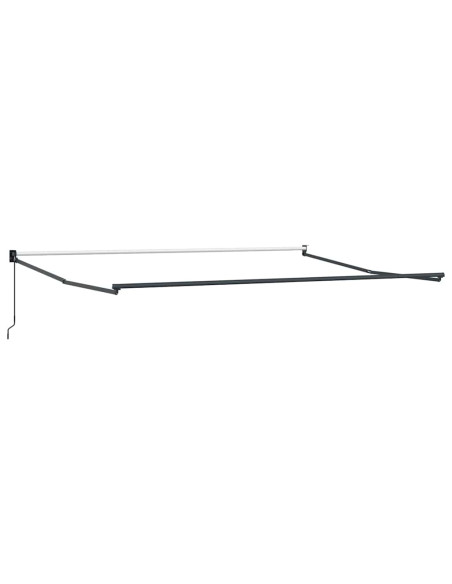 Tenda da Sole Antracite 5 x 3 m Metallo