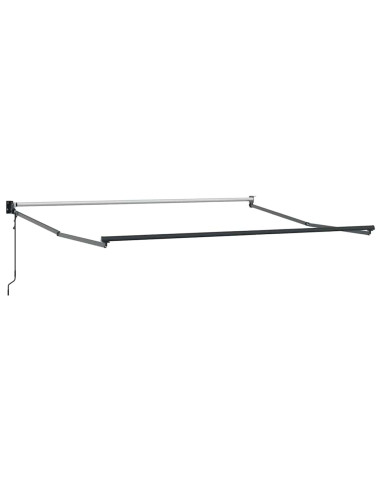 Tenda da Sole Antracite 3,5 x 2,5 m Metallo