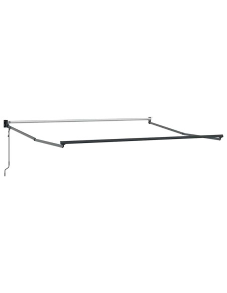 Tenda da Sole Antracite 3,5 x 2,5 m Metallo