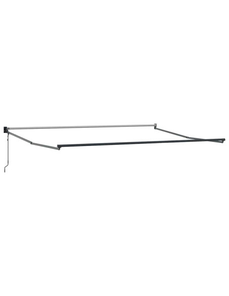 Tenda da Sole Antracite 5 x 3 m Metallo