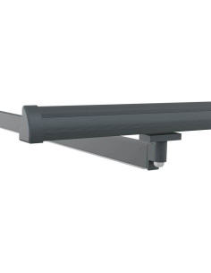 Tenda da Sole con Manuale Antracite 3,5 x 2,5 m Metallo 2