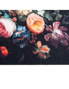 Tappeto da Cucina Nero 180 x 60 cm Velluto 2