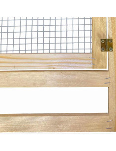 Pollaio 2 pcs Marrone Pino massello 2