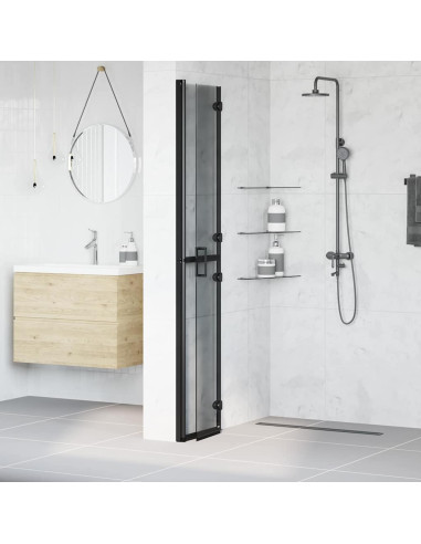 Parete doccia walk-in Nero 90 x 6.5 x 190 cm