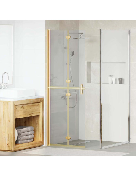 Parete doccia Walk-in Altro Oro e trasparente 70 x 190 cm