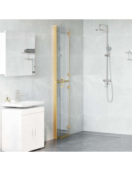 Parete doccia Walk-in Altro Oro e trasparente 80 x 190 cm