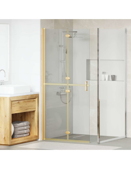 Parete doccia Walk-in Altro Oro e trasparente 90 x 190 cm
