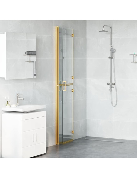 Parete doccia Walk-in Altro Oro e trasparente 90 x 190 cm