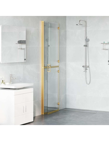 Parete doccia Walk-in Altro Oro e trasparente 120 x 190 cm