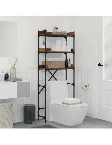 Mensola per lavatrice Legno vecchio 67 x 25 x 163 cm