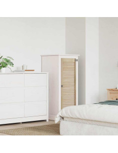 Porta per Armadio Naturale 110 x 2,1 x 39,5 cm Pino massello 2