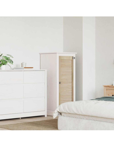 Porta per Armadio Naturale 110 x 2,1 x 39,5 cm Pino massello